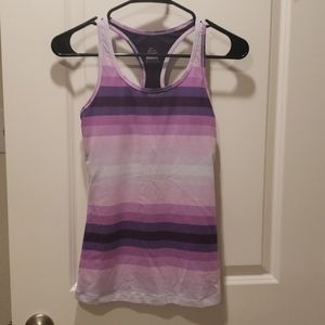 Purple striped dri-fit nike